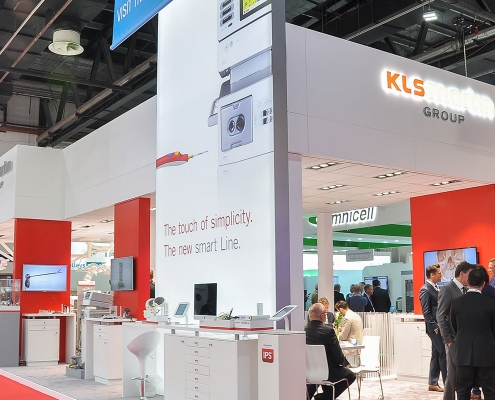 Exhibition construction at Arab Health for KLS Martin - by Hypsos ME