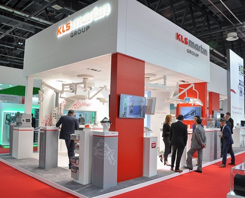 Exhibition construction at Arab Health for KLS Martin - by Hypsos ME