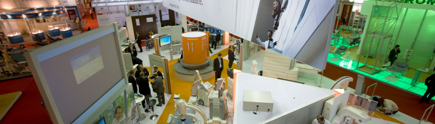 Exhibition construction at Arab Health Show for Siemens