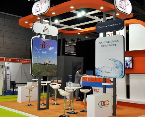 Exhibition construction at Water & Energy in Oman for the Dutch Government