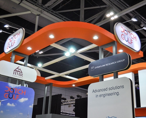 Exhibition construction at Water & Energy in Oman for the Dutch Government