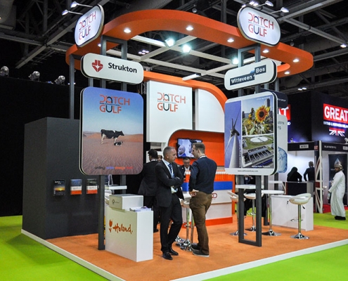 Exhibition construction at Water & Energy in Oman for the Dutch Government