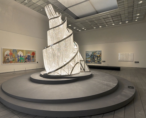 Museum fit-out for Roads of Arabia exhibition at Louvre Abu Dhabi - by Hypsos ME