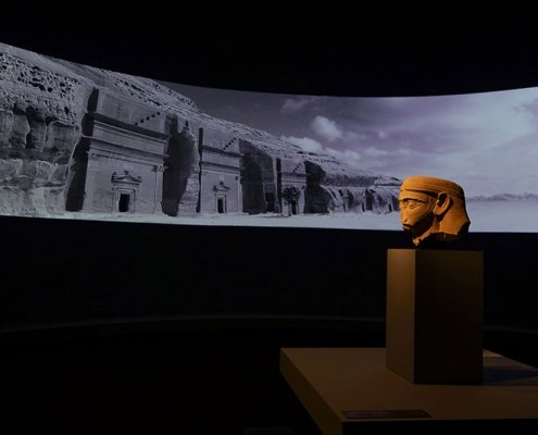 Museum fit-out for Roads of Arabia exhibition at Louvre Abu Dhabi - by Hypsos ME