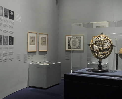 Museum fit-out for 'Globes, Visions of the world' exhibition in the Louvre Abu Dhabi - by Hypsos ME